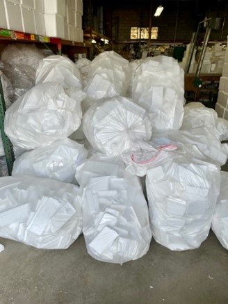 bags of recycling